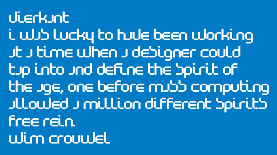 Wim Crouwel quote